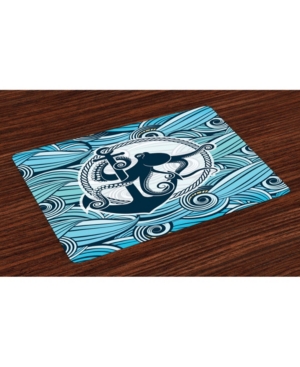 Ambesonne Octopus Place Mats Set of 4