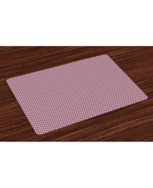 Ambesonne Geometric Place Mats Set of 4