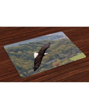 Ambesonne Eagle Place Mats Set of 4