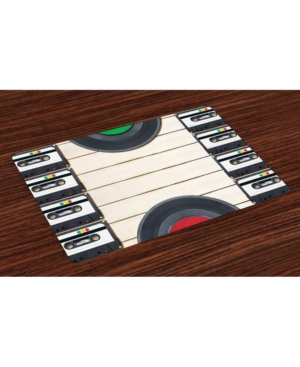 Ambesonne Indie Place Mats Set of 4