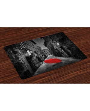 Ambesonne Place Mats Set of 4