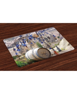 Ambesonne Evil Eye Place Mats Set of 4