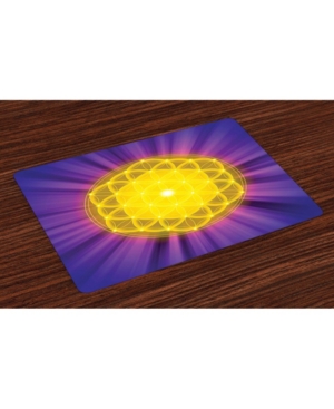 Ambesonne Mandala Place Mats Set of 4