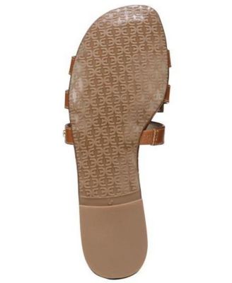 Bay Slip-On Flat Leather Casual Sandals