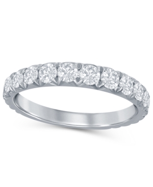 image of Diamond French Pave (1 ct. t.w.) Band in 14K White Gold