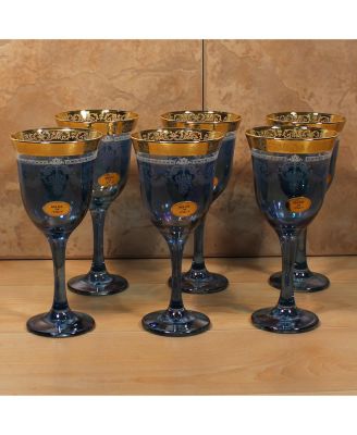 Blue Goblets Set of 6