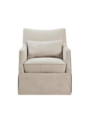 London Skirted Swivel  Chair