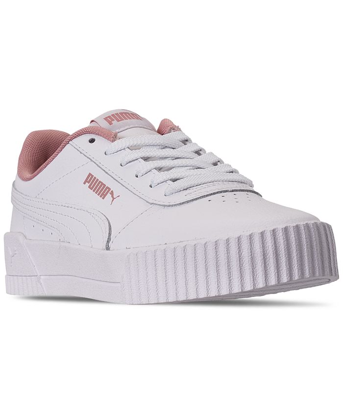 Midden Feodaal Elegantie Puma Big Girls Carina Leather Casual Sneakers from Finish Line - Macy's