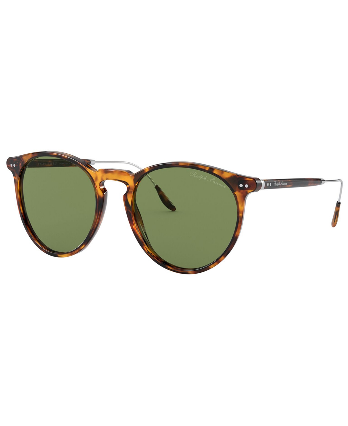 Shop Ralph Lauren Sunglasses, Rl8181p 53 In Antique Havana,green