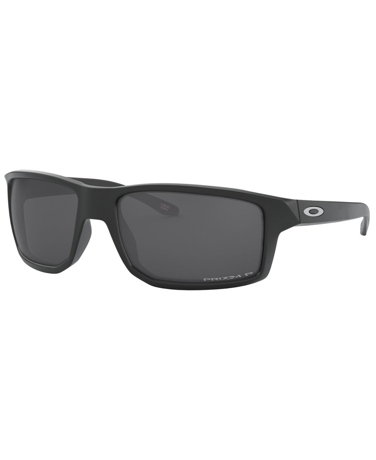 Shop Oakley Polarized Sunglasses, Oo9449 Gibston In Matte Black,prizm Black Polarized