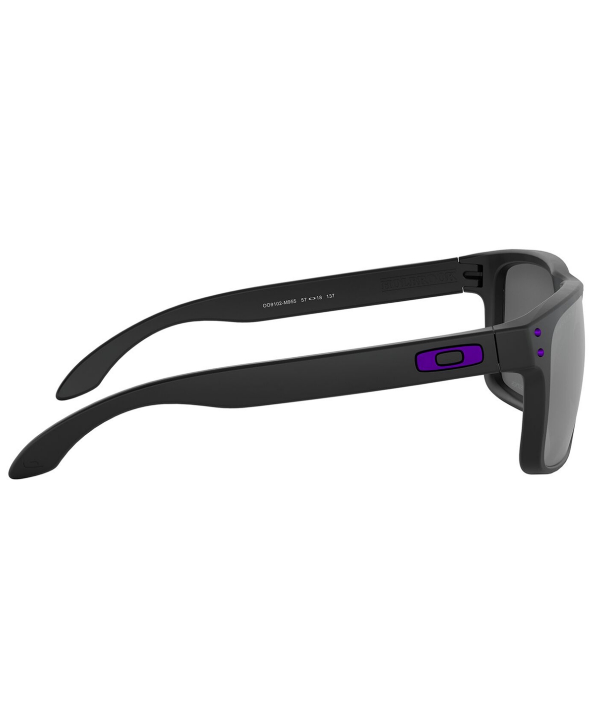Oakley Nfl Collection Sunglasses, Minnesota Vikings Oo9102 55 Holbrook In Min Matte Black,prizm Black
