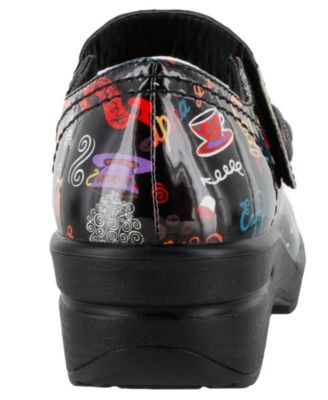 Easy Works by Women's Letsee Mary Jane Clogs