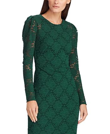 Lauren Ralph Lauren Petite Scalloped Lace Dress Macy s