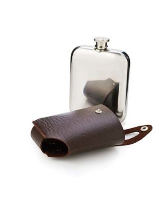 Stainless Steel Flask and Traveling Case