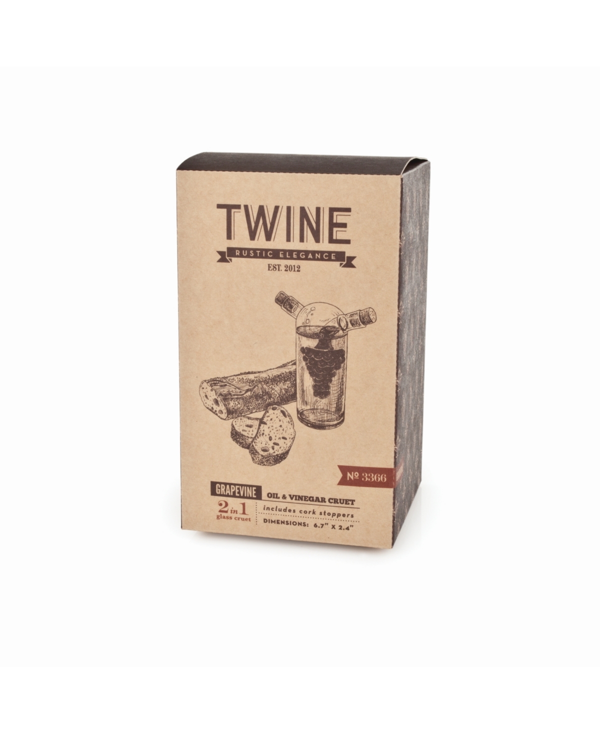 Twine Oil Vinegar Cruet