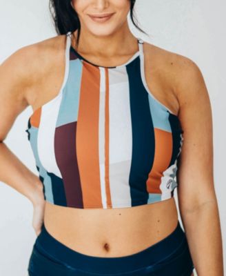 crop swim top