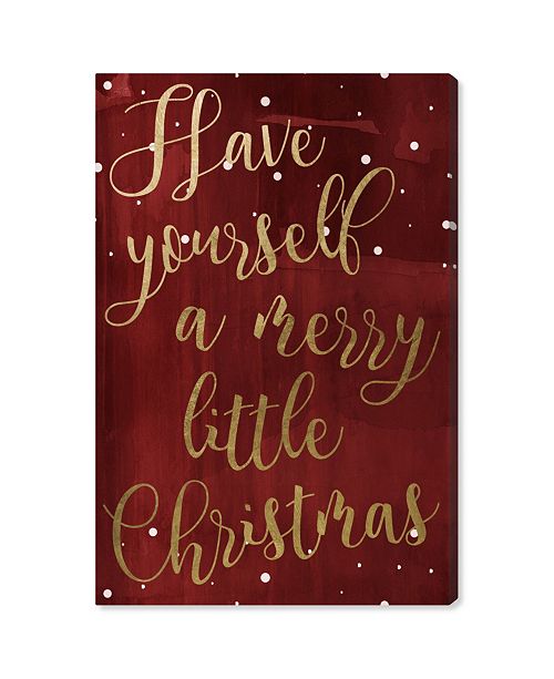 Oliver Gal Have Yourself A Merry Christmas Canvas Art Collection