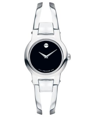 Movado - Women's Amorosa Stainless Steel Bangle Bracelet Watch 24mm 0604759