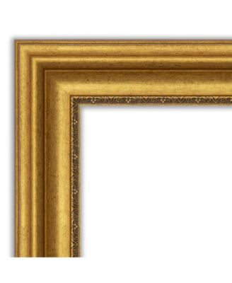 Parlor Gold-tone Framed Bathroom Vanity Wall Mirror, 33.62" x 27.62"