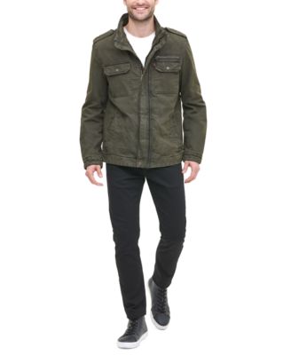 Men's Cotton Zip-Front Jacket  