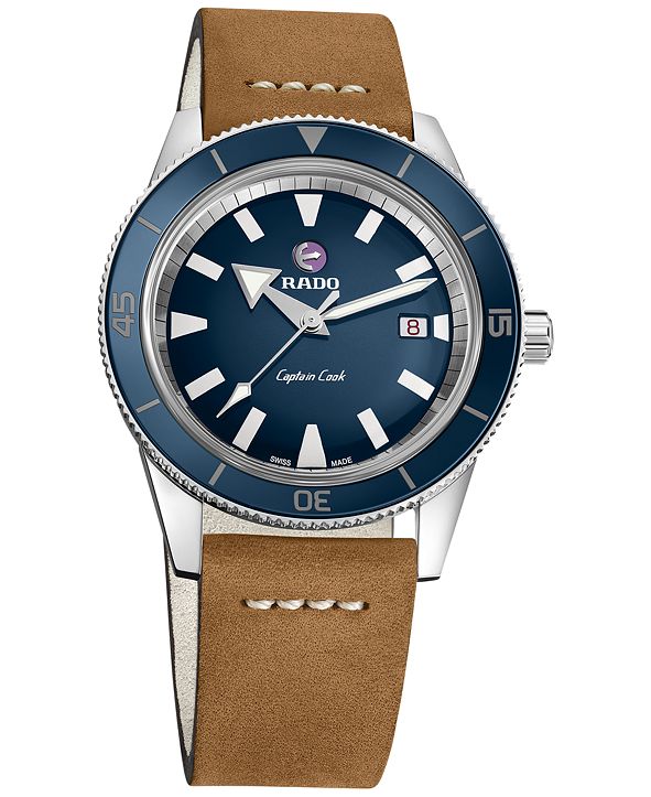 rado captain cook brown