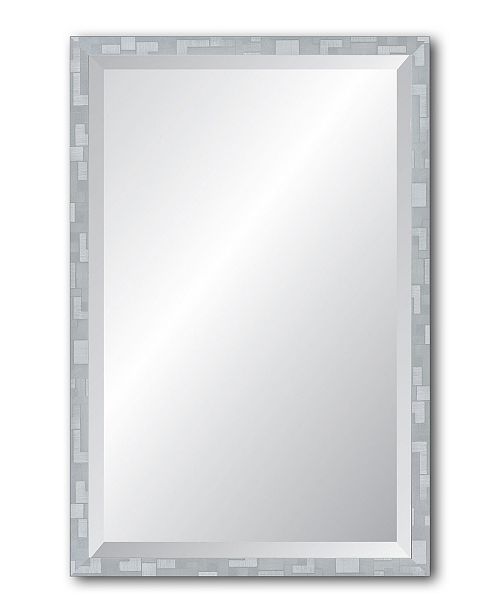 Reveal Frame Decor Reveal Millennium Geometric Silver Beveled
