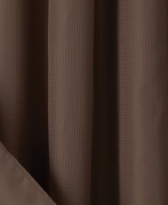 Waffle Complete Shower Curtain With Detachable Liner, 70" x 72"