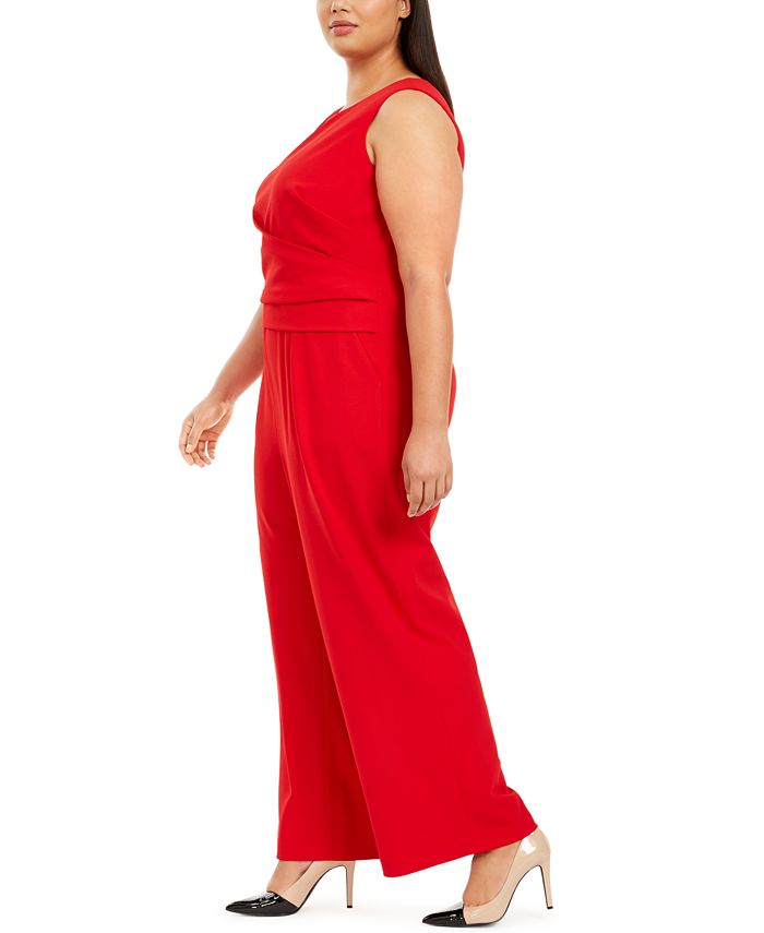 Calvin Klein Plus Size WideLeg Jumpsuit Macy's
