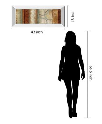 Classy Art Juncture II by Tom Reeves Mirror Framed Print Wall Art, 18" x 42"