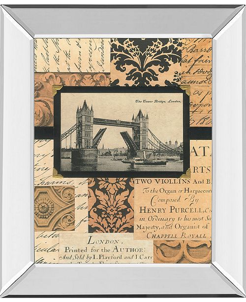 Classy Art Travel Collage Ii By Gillian Fullard Mirror Framed Print Wall Art 22 X 26 Reviews All Wall Decor Home Decor Macy S