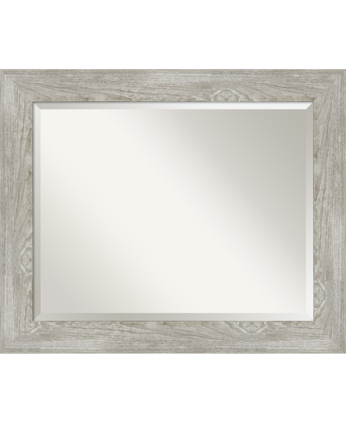 Dove Framed Bathroom Vanity Wall Mirror, 33.88" x 27.88" - Gray