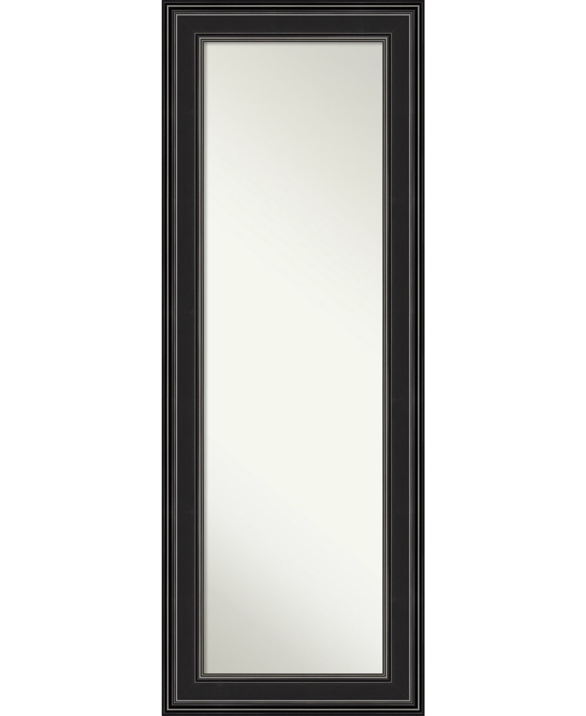 Ridge on The Door Full Length Mirror, 19.75" x 53.75" - Black