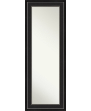 Amanti Art Ridge On The Door Full Length Mirror, 19.75" X 53.75" In Black