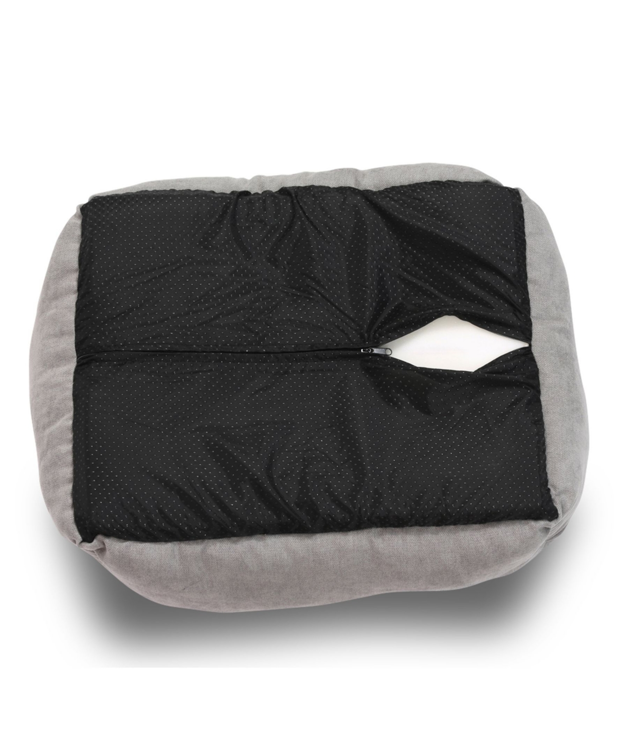 Happycare Textiles Orthopedic Rectangle Bolster Pet Bed, Super Soft Plush Dog Bed