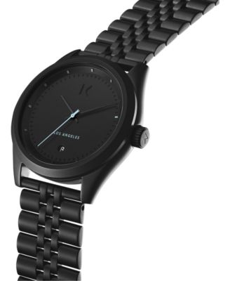 MVMT Men's Rise Oath Black Stainless Steel Bracelet Watch 39mm