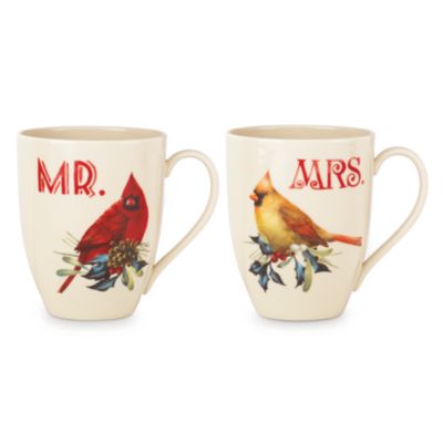 Lenox - Winter Greeting 2-piece Mr & Mrs Mug Set
