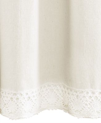 Lush Decor Linen Lace Valance