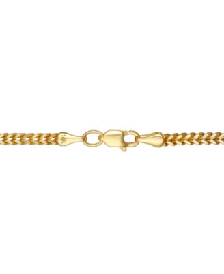 22" Franco Chain Necklace (1-7/8mm) in 14k Gold