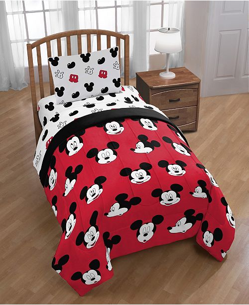 Disney Mickey Mouse 5 Piece Full Comforter Set Reviews Bed In
