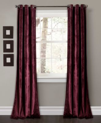 Lush Decor Prima Velvet Curtain Sets