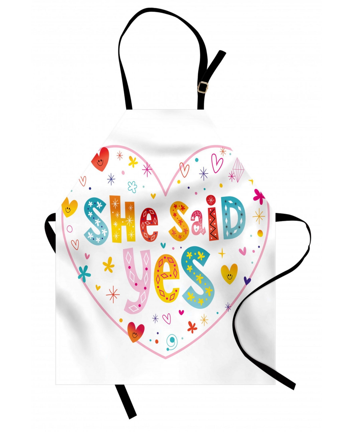 Ambesonne Engagement Party Apron