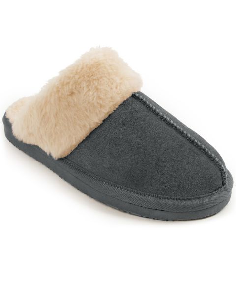Женские тапочки Minnetonka Chesney Slide Slippers, цвет: Угольный