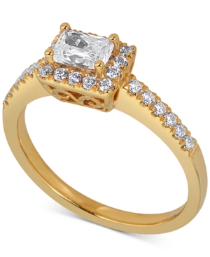 image of Diamond Halo Engagement Ring (5/8 ct. t.w.) in 14k Gold