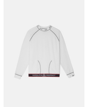 Wesc Parker Solid Long Sleeve Lounge T-shirt In White | ModeSens
