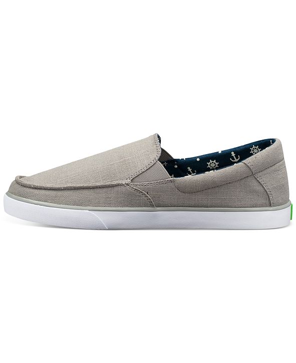 sanuk men's sideline linen 2 loafer flat