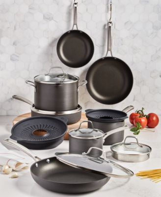 Calphalon - Classic 14-Pc. Non-Stick No-Boil-Over Hard Cookware Set