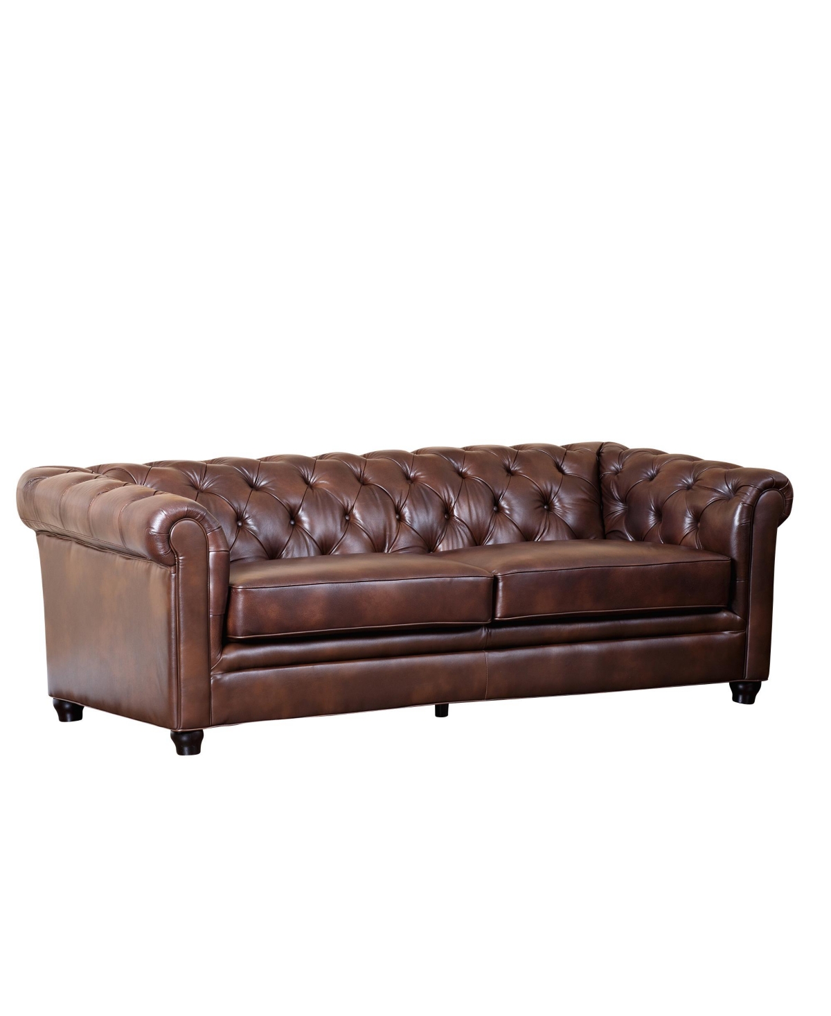 Zoe 86 Leather Sofa