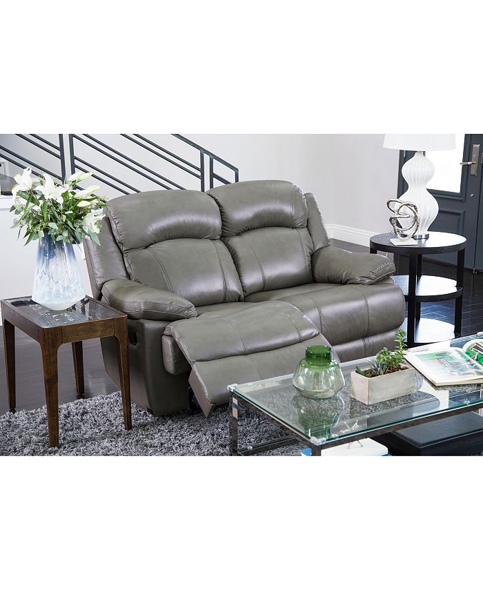 Abbyson Living Quentin Leather Recliner Loveseat Macy's