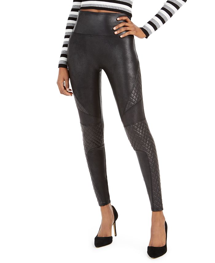 Quilted Faux Leather Leggings AirRobe, 42% OFF