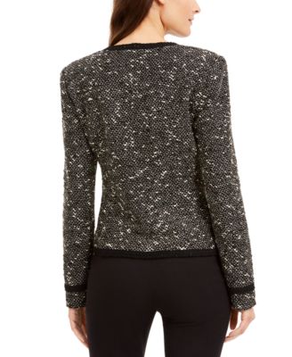 【nanette lepore】ツイード　ジャケット Nanette Lepore Speckled Tweed Jacket - Macy's